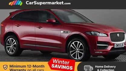 Red Used 2019 Jaguar F-Pace R-Sport SUV | £15,997 (Fair price)