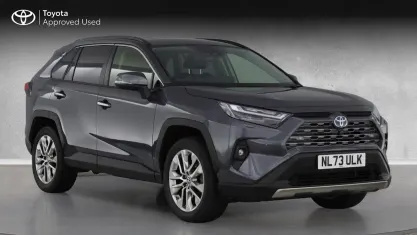 Used Toyota RAV4 Hybrid 218 HP (160 kW) 2023 Decuma grey (metallic paint) SUV