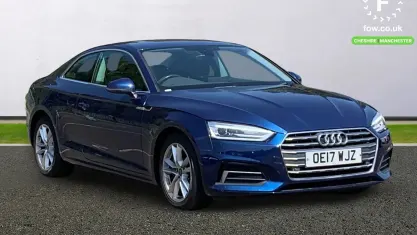 Used Audi A5 Sport 190 HP (139 kW) 2017 Blue Coupe