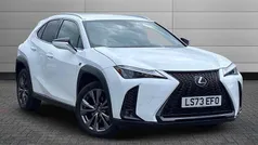 F sport white Used 2023 Lexus UX 250h Sport Design Packet SUV | £24,699 (Fair price)