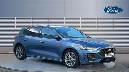 Blue Used 2023 Ford Focus ST-Line Hatchback | £14,426 (Fair price)