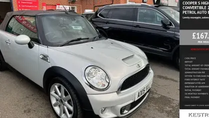 Used Mini Cooper S Cabriolet 184 HP (135 kW) 2015 Silver Cabriolet
