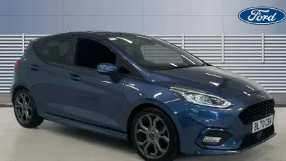 Used Ford Fiesta ST-Line 125 HP (91 kW) 2020 Blue Hatchback