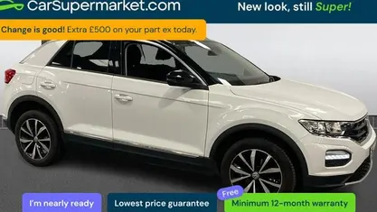 Used VW T-Roc Design 116 HP (85 kW) 2019 White SUV
