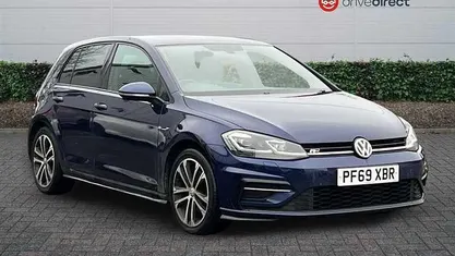 Used VW Golf VII R-line Edition 150 HP (110 kW) 2020 Blue Hatchback