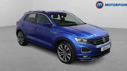 Usado VW T-Roc R-line 150 HP (110 kW) 2021 Azul SUV