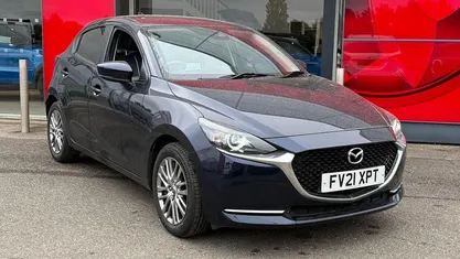 Used Mazda 2 Inclusive 90 HP (66 kW) 2021 Blue Hatchback