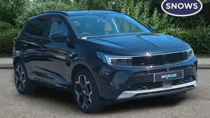 Used Vauxhall Grandland X Ultimate 131 HP (96 kW) 2023 Black SUV