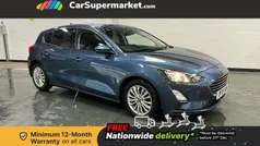 Blue Used 2019 Ford Focus Titanium Hatchback | £9,997 (Fair price)