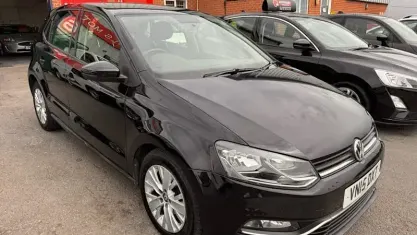 Used VW Polo SE 90 HP (66 kW) 2015 Black Hatchback