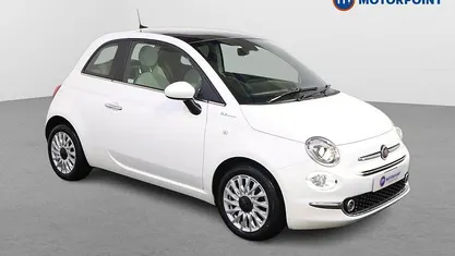 White Used 2021 Fiat 500 Dolcevita Hatchback | £9,699 (Fair price)