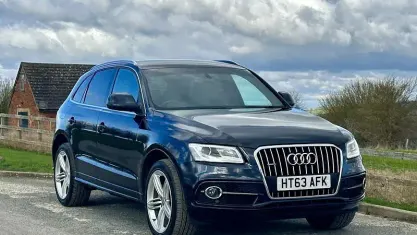 Used Audi Q5 S-line plus 177 HP (130 kW) 2014 Blue SUV
