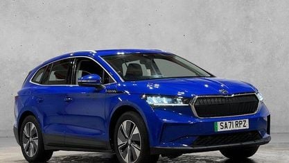 Second-hand Skoda Enyaq iV ecoSuite 150 kW (204 CP) 2021 Albastru SUV