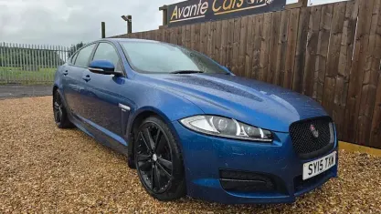 Used Jaguar XF R-Sport 200 HP (147 kW) 2015 Blue Sedan