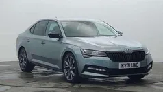 Business grey metallic Used 2021 Skoda Superb SportlinePlus Hatchback | £21,595 (Fair price)
