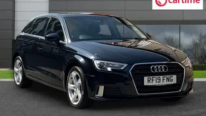 Used Audi A3 Sportback Sport 150 HP (110 kW) 2019 Black Hatchback