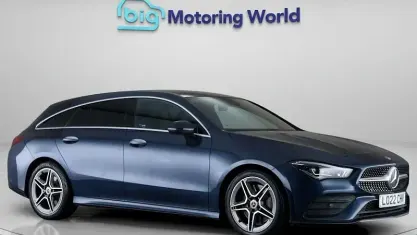 Used Mercedes CLA250 AMG Line Premium Plus 224 HP (164 kW) 2022 Blue Coupe