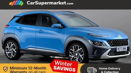 Blue Used 2022 Hyundai Kona Premium SUV | £13,997 (Fair price)