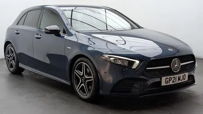 Blue Used 2021 Mercedes A200 AMG line Hatchback | £19,950 (Fair price)