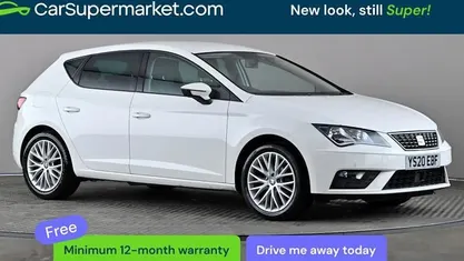 Used Seat Leon SE Dynamic 116 HP (85 kW) 2020 White Hatchback