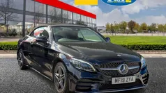 Black Used 2019 Mercedes C200 AMG Line Premium Cabriolet | £20,335 (Fair price)