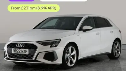 Used Audi A3 Sportback S-Line 110 HP (80 kW) 2022 White Hatchback