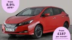 Red Used 2022 Nissan Leaf Tekna Hatchback | £13,844 (Fair price)