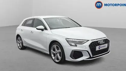 Used Audi A3 Sportback e-tron S-Line 204 HP (150 kW) 2024 White Hatchback