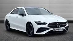 White Used 2024 Mercedes CLA200 AMG Line Premium Plus Coupe | £33,895 (Fair price)