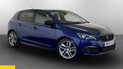 Second-hand Peugeot 308 GT-line 131 CP (96 kW) 2019 Albastru Hatchback