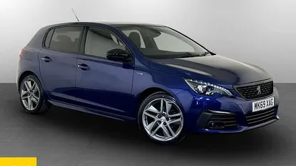 Używany Peugeot 308 GT-line 131 KM (96 kW) 2019 Niebieski Hatchback