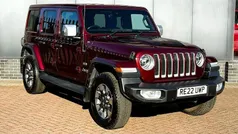 Red Used 2022 Jeep Wrangler Overland SUV | £43,995 (Fair price)