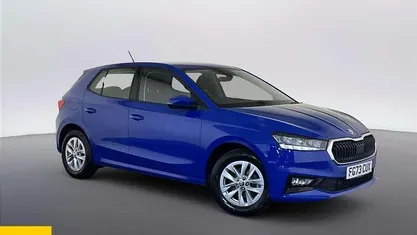 Used Skoda Fabia Comfort 110 HP (80 kW) 2023 Blue Hatchback