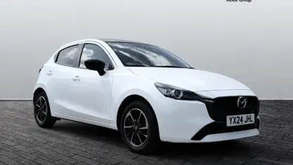 Used Mazda 2 Homura-Aka 116 HP (85 kW) 2023 White Hatchback