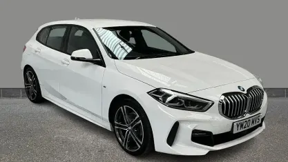 Used BMW 118 M Sport 140 HP (102 kW) 2020 White Hatchback