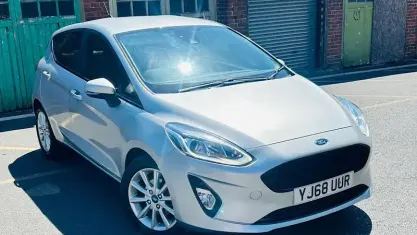 Used Ford Fiesta Titanium 101 HP (74 kW) 2018 Silver Hatchback
