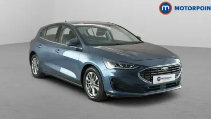 Used Ford Focus Titanium 125 HP (91 kW) 2023 Blue Hatchback