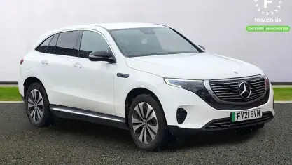 Usado Mercedes EQC400 300 kW (408 CV) 2021 Blanco SUV