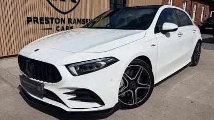 Used Mercedes A35 AMG Premium Plus 306 HP (225 kW) 2019 White Hatchback