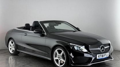 Begagnad Mercedes C250 AMG line 204 HK (150 kW) 2018 Svart Cab
