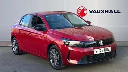 Used Vauxhall Corsa Design Edition 75 HP (55 kW) 2023 Red Hatchback