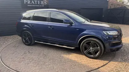 Used Audi Q7 S-line plus 245 HP (180 kW) 2013 Blue SUV