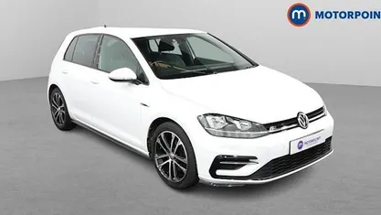Used VW Golf VII R-line 150 HP (110 kW) 2019 White Hatchback