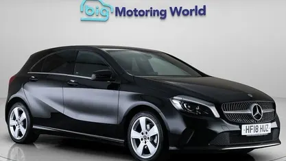 Used Mercedes A200 Sport Edition 136 HP (100 kW) 2018 Black Hatchback