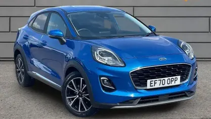 Used Ford Puma Titanium 125 HP (91 kW) 2021 Blue SUV