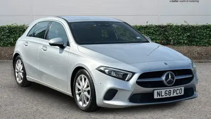 Used Mercedes A180 116 HP (85 kW) 2018 Silver Hatchback