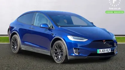 Used Tesla Model X Standard Range 311 kW (423 HP) 2019 Blue SUV