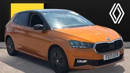 Used Skoda Fabia Colour Edition 95 HP (69 kW) 2022 Orange Hatchback