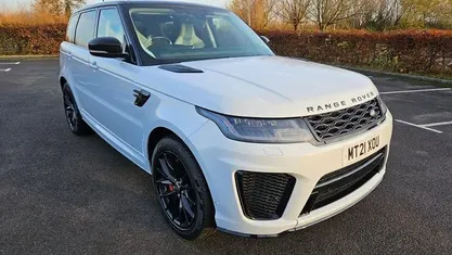 Used Land Rover Range Rover Sport SVR 575 HP (422 kW) 2021 White SUV