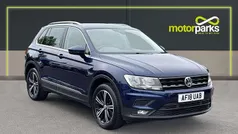 Atlantic blue metallic Used 2018 VW Tiguan SE SUV | £12,300 (Fair price)